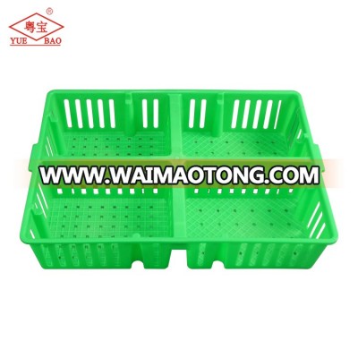 Transport circulating chicken plastic baby chick crates poultry farm cage chick box for sale