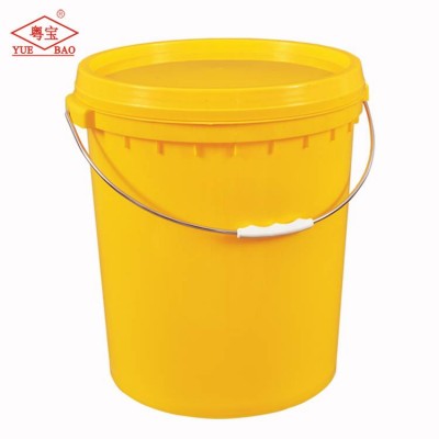 Reusable Multi-colored 5 Gallon Lid 20 Liter Paint Bucket Plastic Barrel Large Plastic Barrels